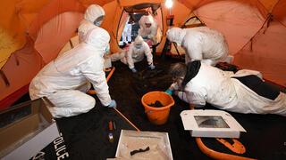 גילוי שרידי האישה הצעירה בביצת הכבול בצפון אירלנד