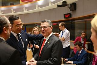 שר החוץ גדעון סער בפורום העליון לניהול יחסי ישראל-האיחוד האירופי בבריסל