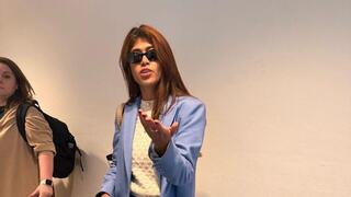 תיעוד של רימא בנתב"ג מתקוממת על כך שמצלמים אותה