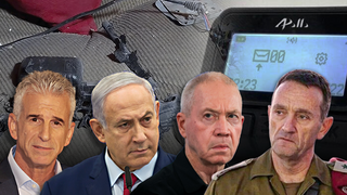  דדי ברנע,  בנימין נתניהו, יואב גלנט, הרצי הלוי