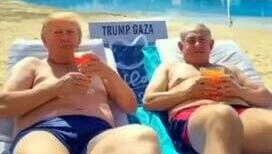 טראמפ נעץ וידאו של עתידה של עזה ברשת חברתית