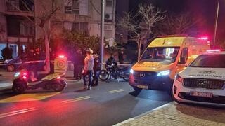 זירת אירוע האלימות בשדרות ירושלים ביפו בה נרצח גבן בן 25