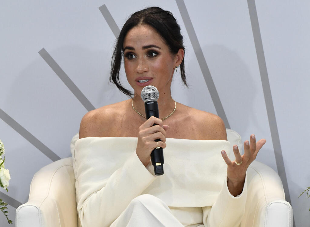 Меган Маркл (Фото: Evan Agostini/Invision/AP) מייגן מרקל בכנס בנושא בריאות הנפש, 2023