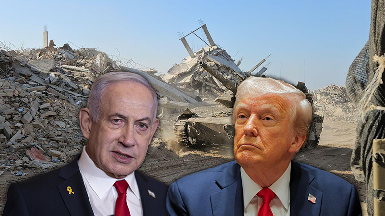 דונלד טראמפ ובינמין נתניהו