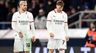 שחקני מילאן מאוכזבים אחרי עוד הפסד