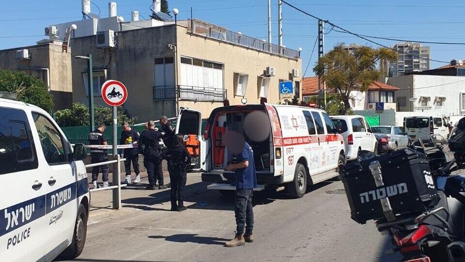 הזירה בבת ים בה אישה הוצתה על ידי בן זוגה