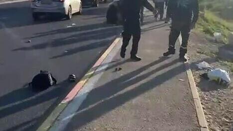 זירת הפיגוע בצומת כרכור