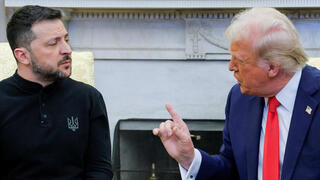 דונלד טראמפ וולדמיר זלנסקי