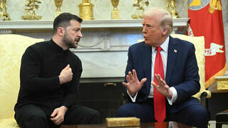 דונלד טראמפ וולדמיר זלנסקי