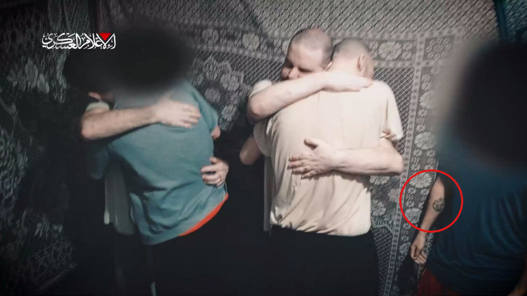 יאיר ואיתן הורן בסרטון שפרסם חמאס מהשבי