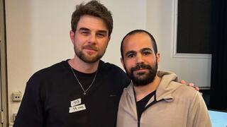 Nathaniel Buzolic with Yarden Bibas