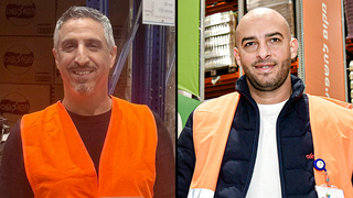 בהא עטיה, מנהל מרלו"ג כפר מסריק, ואבי כהן, מנהל מרלו"ג עכו בשטראוס