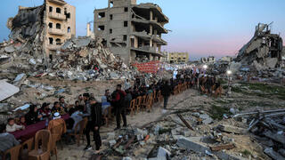 ארוחת אפטאר ביום הצום השני לחודש הרמדאן, רצועת עזה