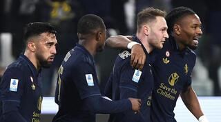 שחקני יובנטוס חוגגים