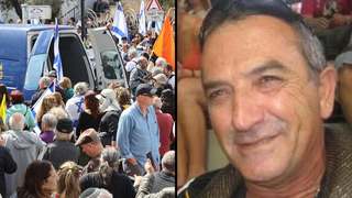 מסע הלווייתו של איציק אלגרט ז"ל  בראשון לציון
