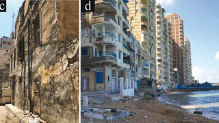 השלכות עליית פני הים על קו החוף של אלכסנדריה