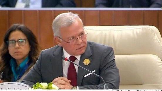 Абдалла Второй на саммите ЛАГ в Каире עבדאללה, מלך ירדן, בפסגת הליגה הערבית בקהיר שבמצרים