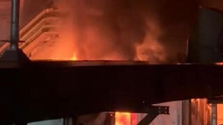 השריפה במתקן מיון הפסולת שבפארק המחזור חירייה