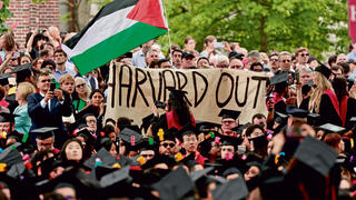  Pro-Palestinian demonstration at Harvard University