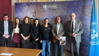 משפחות חטופים במועצת זכויות האדם של האו״ם בז׳נבה