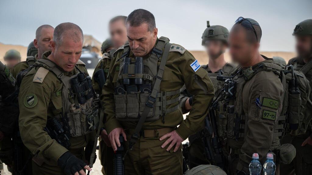 הרמטכ"ל, רא"ל אייל זמיר בסיור שטח ברצועת עזה