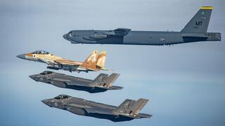 חיל האוויר הישראלי בתרגול אווירי משותף עם חיל האוויר האמריקאי