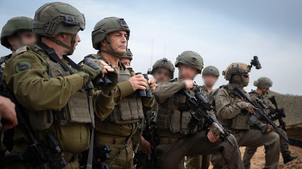 הרמטכ"ל, רא"ל אייל זמיר בסיור שטח ברצועת עזה
