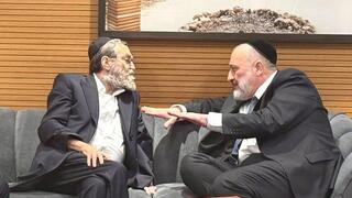 יו"ר ש"ס, הרב אריה דרעי, ויו"ר דגל התורה, הרב משה גפני על תקציב הישיבות   