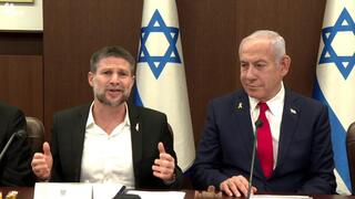 ראש הממשלה בנימין נתניהו ושר האוצר בצלאל סמוטריץ' בישיבת ממשלה