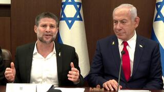 ראש הממשלה בנימין נתניהו ושר האוצר בצלאל סמוטריץ' בישיבת ממשלה