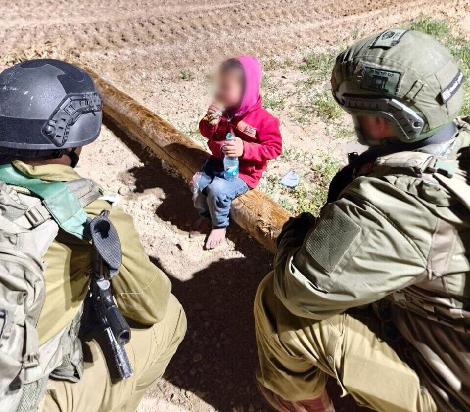  לוחמי צה”ל זיהו ילד בן 4 שנע לעבר מוצב במרחב האבטחה