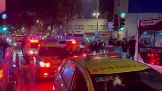 זירת אירוע הירי במרכז ירושלים