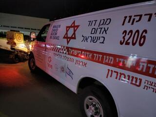 זירת פיגוע הירי באזור אריאל