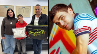 ראש העיר טירת כרמל, דודו כהן העניק לפיט הרקין, אחיו של החטוף מקסים הרקין, שחוגג החודש בר מצווה, ערכה תפילין וטלית אישית ומתנה ליום הולדתו ה-13