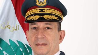 מינוי מפקד צבא לבנון החדש רודולף היכל בארמון הנשיאותי בעבדא