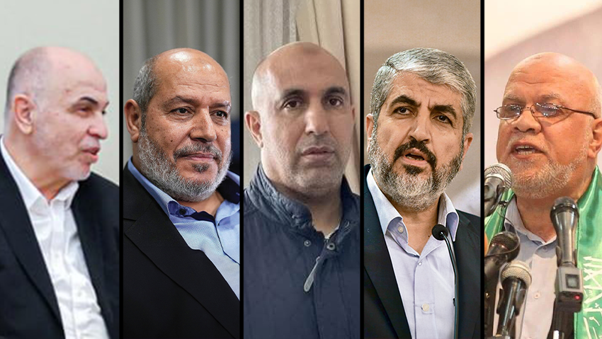 ניזאר עוודאלה, חאלד משעל, זאהר ג'בארין, חליל אל-חיה, מוחמד דרוויש