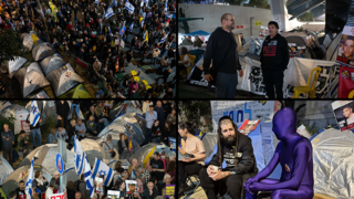 קולאז רביעייה מחאת האוהלים 