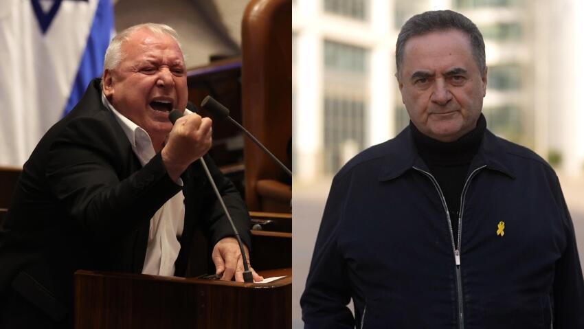 ישראל כ"ץ ודודי אמסלם