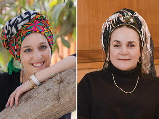 מימין: אוסי אבן צור ואורית לוי