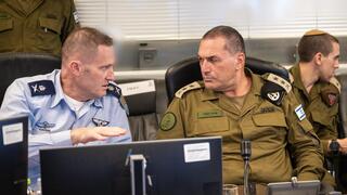 הרמטכ״ל אייל זמיר וראש השב״כ רונן בר בבור חיל האוויר