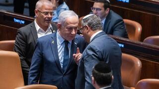 איתמר בן גביר במליאת הכנסת -  השבעתו לחזרה לממשלה