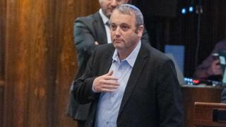 ח"כ גלעד קריב צועק לעברו של בן גביר במהלך המליאה בזמן השבעתו לחזרה לממשלה