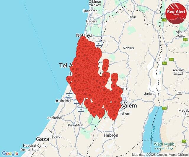 Yemen missile strike triggers sirens across central Israel 