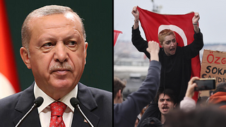 טורקיה איסטנבול מפגינים תומכי אכרם אימאמאולו ראש העיר ש נעצר ארדואן