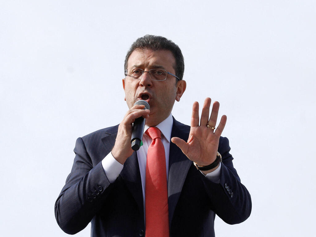 טורקיה ראש העיר העצור של איסטנבול אכרם אימאמאולו 