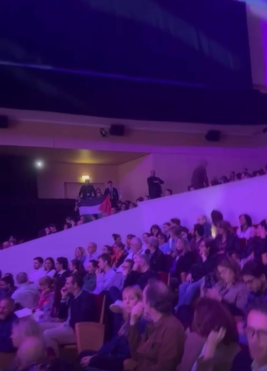 מחאה פרו-פלסטינית בפסטיבל סירייס מאניה