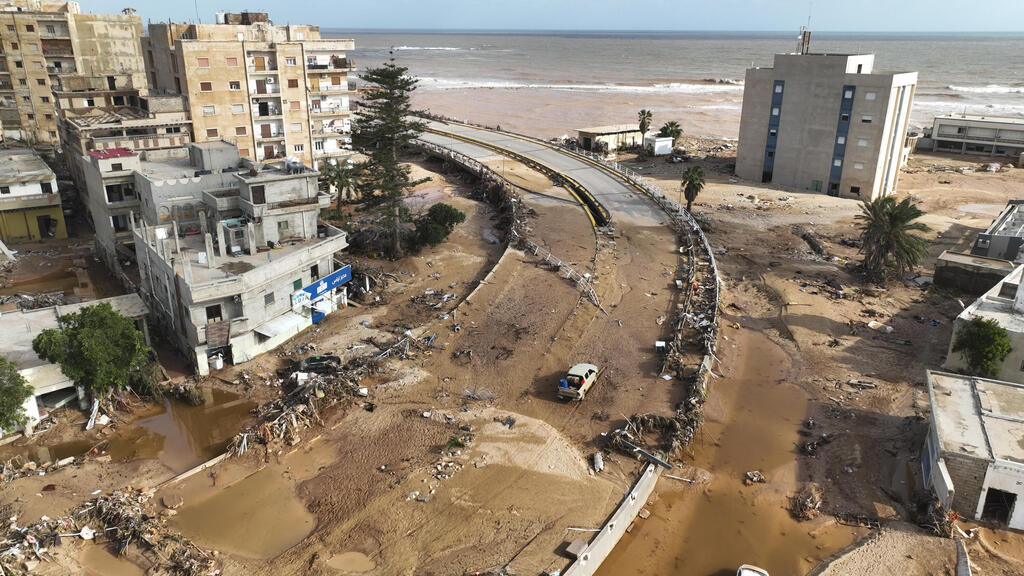 נזקי השיטפונות בעיר דרנה, שנגרמו בגלל הסופה "דניאל" בספטמבר 2023