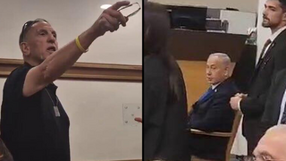 מהומות באולם הדיונים טרם תחילת הדיון בתיקי אלפים