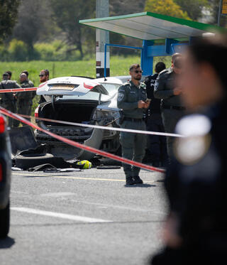 זירת הפיגוע