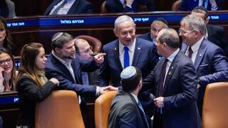 ראש הממשלה בימין נתניהו במליאת הכנסת